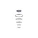 Canada LED 31 inch Chrome Chandelier Ceiling Light