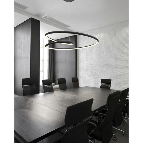 Ampersand LED 31.5 inch Black Pendant Ceiling Light