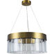 Canada 9 Light 23.6 inch Gold Chandelier Ceiling Light
