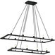 Cascadian 18 Light 15 inch Matte Black Chandelier Ceiling Light