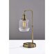 Barnett 20.5 inch 40 watt Antique Brass Table Lamp Portable Light, Simplee Adesso