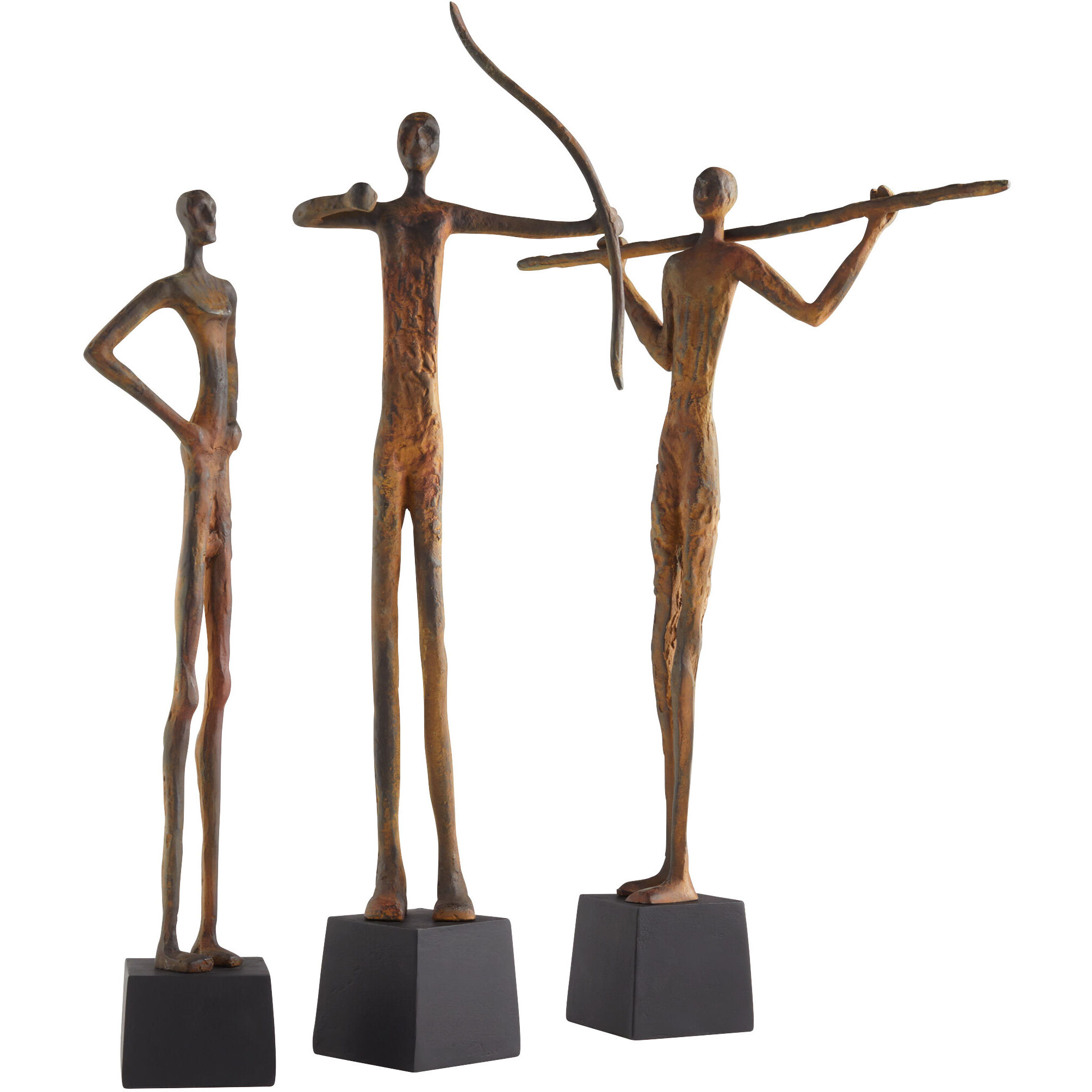 Maasai 26 X 4.5 inch Gatherer Sculpture