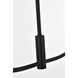 Nyomi 2 Light 42 inch Black Chandelier Ceiling Light