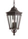 Quade 3 Light 12 inch Grecian Bronze Outdoor Hanging Lantern