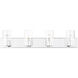 Zurich 4 Light 36 inch Polished Chrome Vanity Sconce Wall Light