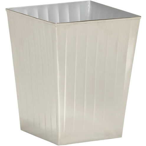 Wildwood Polished Nickel Wastepaper Basket