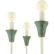 Lowcountry 6 Light Antique White and Palmetto Chandelier Ceiling Light