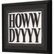 Juvenile Collection Shadow Box In Black Framed Art
