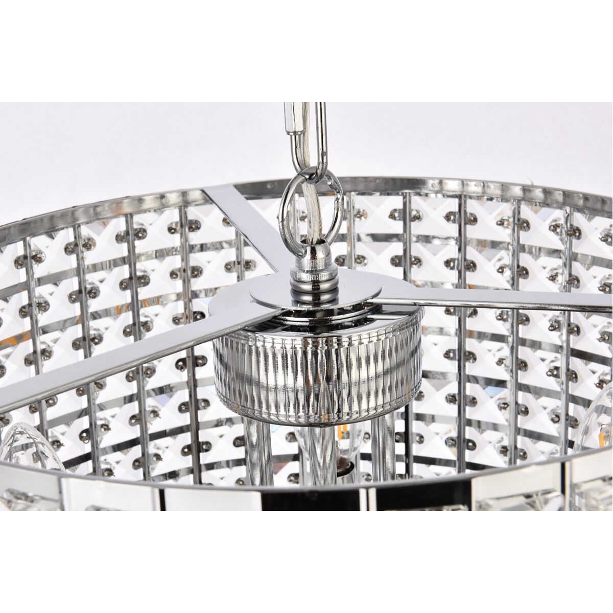 Elise 4 Light 14 inch Chrome Pendant Ceiling Light