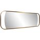 Nouvel 72 X 24 inch Antique Brass Dressing Mirror