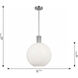 Drew & Jonathan Colewood 1 Light 15.5 inch Satin Brass Pendant Ceiling Light, Medium