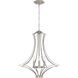 Grace 4 Light 22 inch Polished Nickel Chandelier Ceiling Light