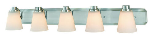 Southport 5 Light 39 inch Satin Nickel Bath Vanity Wall Light