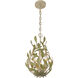 Broche 3 Light 9 inch Champagne Green Tea Chandelier Ceiling Light