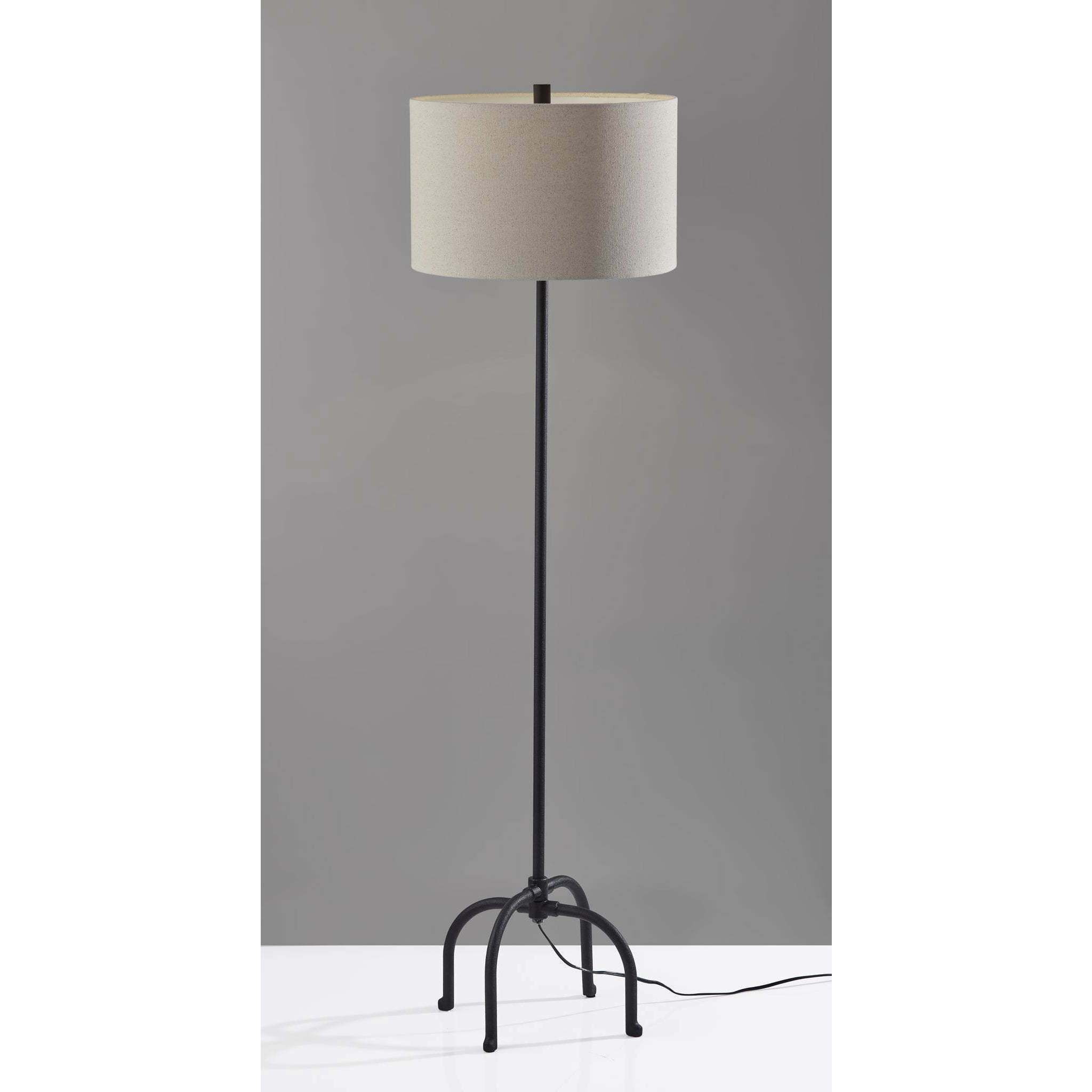 Silos 60 inch 150.00 watt Black Floor Lamp Portable Light