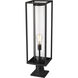 Dunbroch 1 Light 29.75 inch Black Outdoor Pier Mounted Fixture