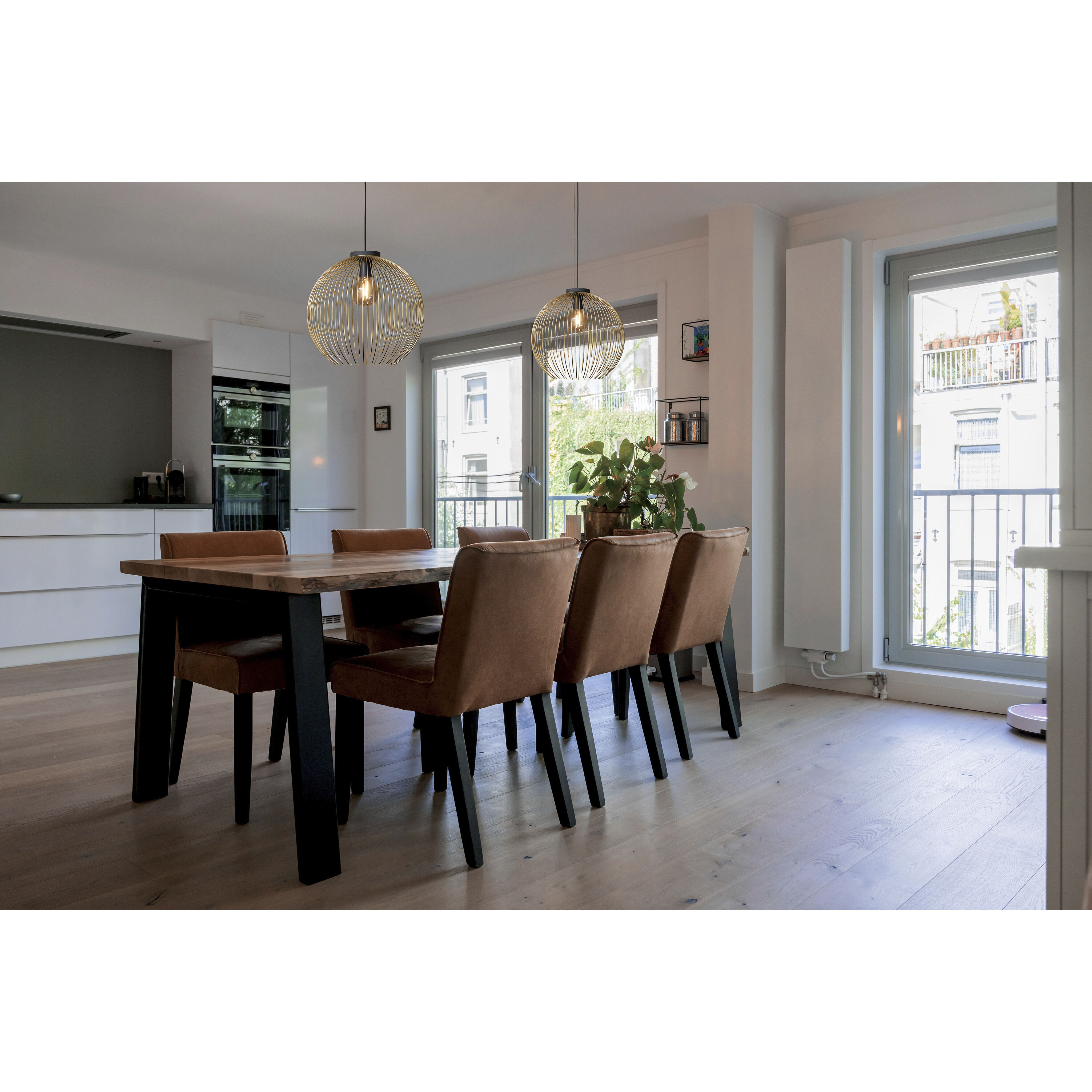 Venezuela 1 Light 15.35 inch Gold and Black Pendant Ceiling Light