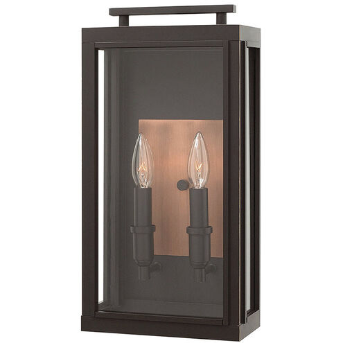 Sutcliffe Outdoor Wall Mount Lantern in Oil Rubbed Bronze, Non-LED, Medium