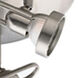 Signature 3 Light 3.25 inch Satin Chrome Flush Mount Ceiling Light