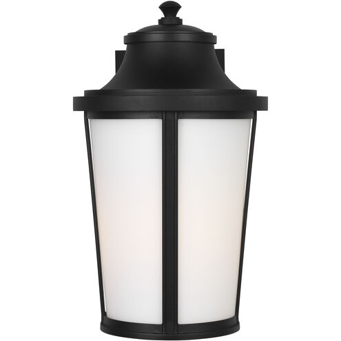 Portola 1 Light 14 inch Textured Black Outdoor Wall Lantern, Medium