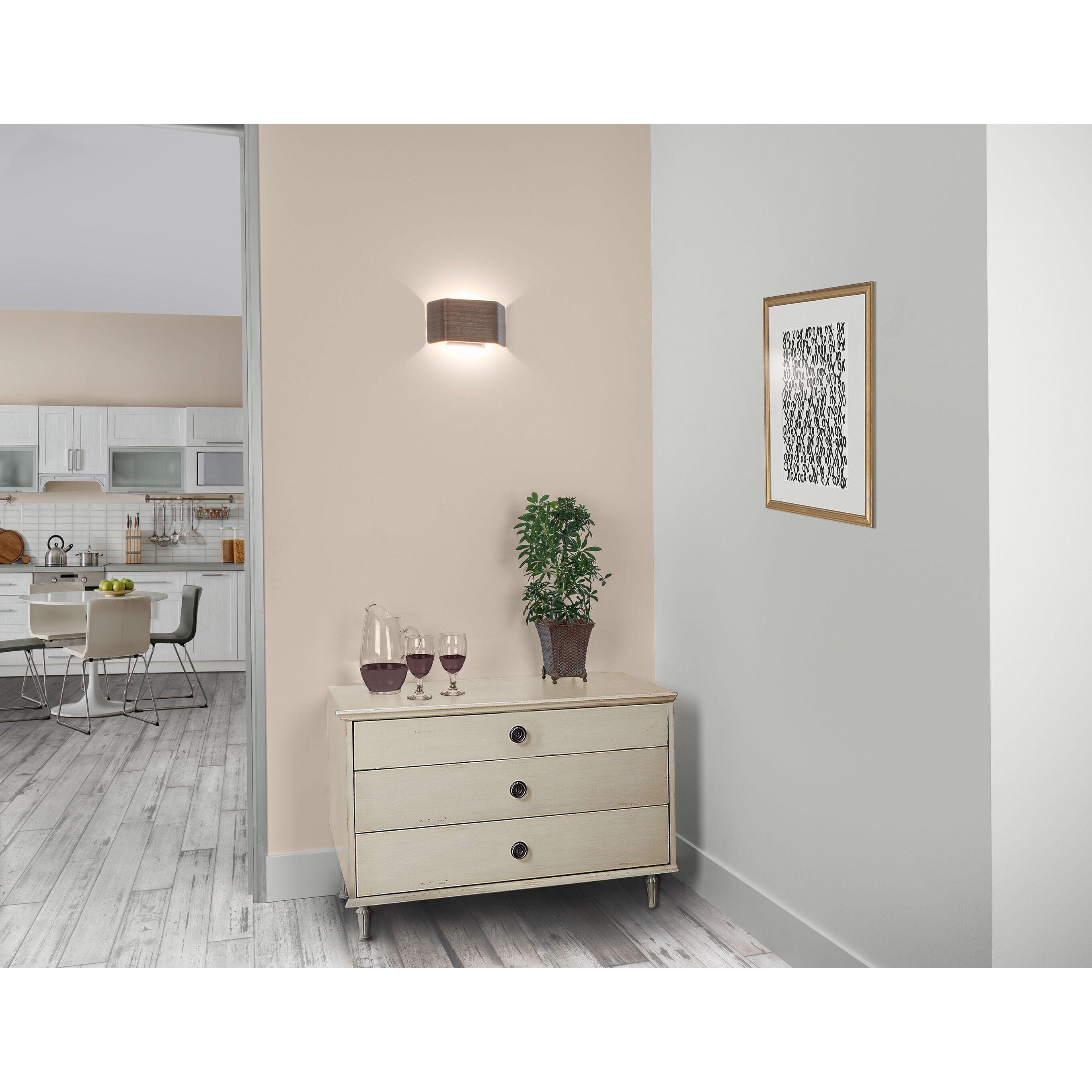 Zen LED Wall Sconce Wall Light in Black