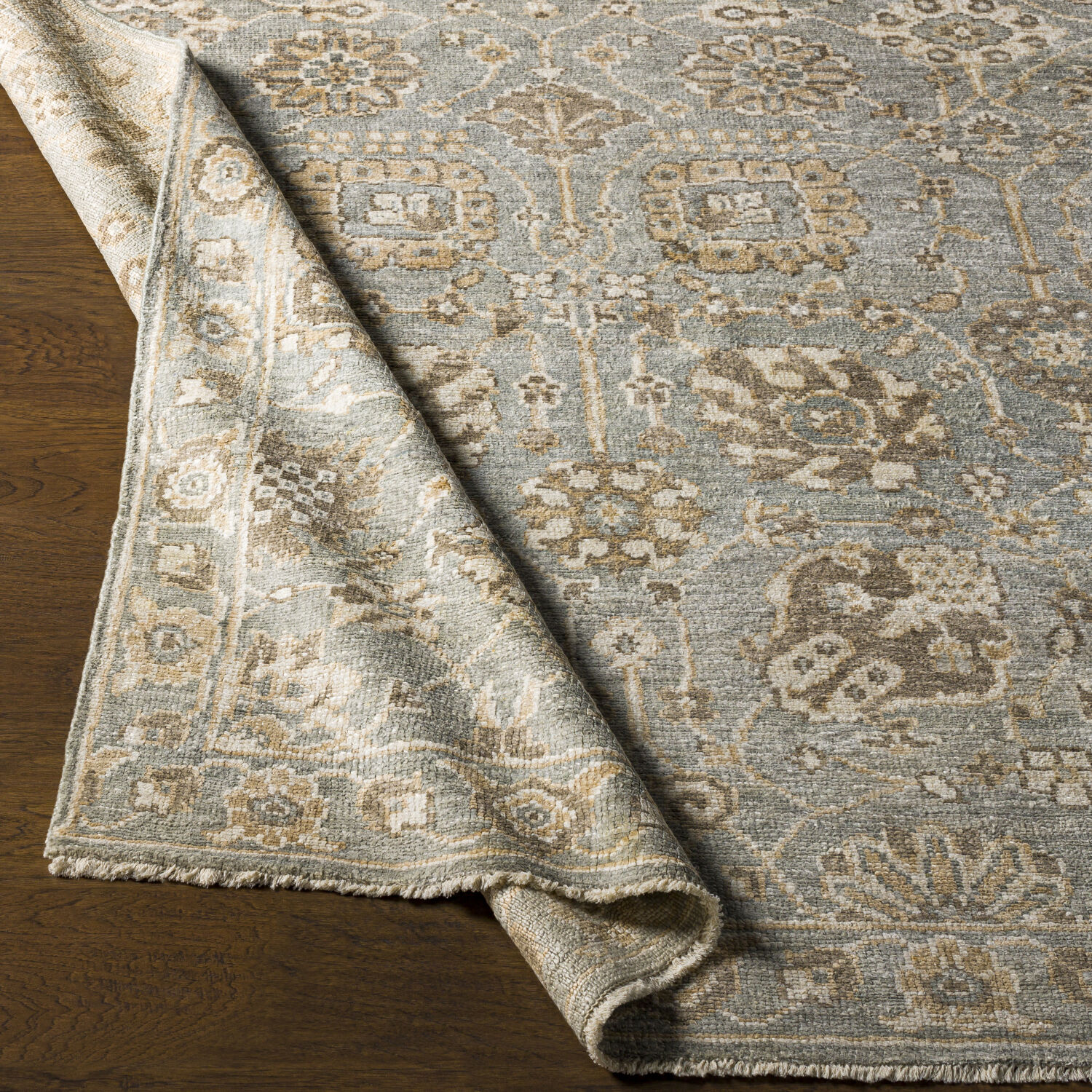 Royal 36 X 24 inch Dusty Sage Rug in 2 x 3, Rectangle