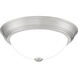 Erwin 2 Light 13 inch Brushed Nickel Flush Mount Ceiling Light