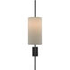 Tamsin 15 inch 60 watt Oil Rubbed Bronze Swing Arm Wall Lamp Wall Light, Portable, Plug-in