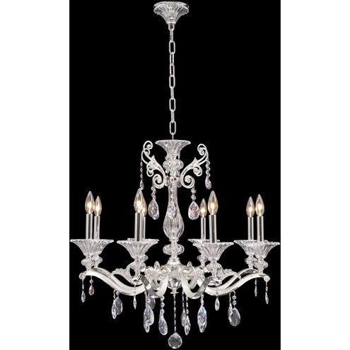 Vasari 8 Light 29 inch Two Tone Silver Chandelier Ceiling Light