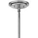 Odette LED 30 inch Polished Nickel Chandelier Ceiling Light, Semi-Flush Mount