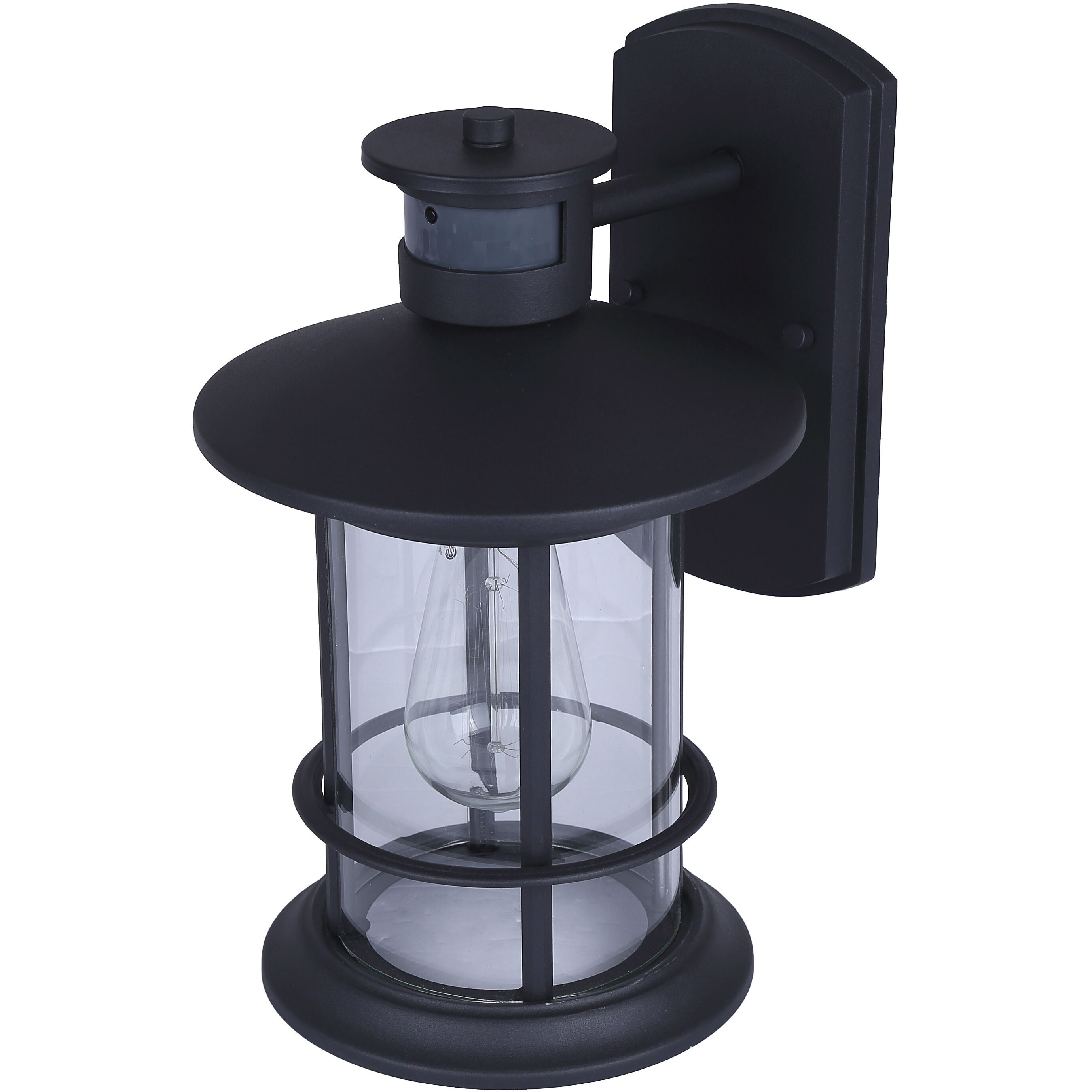 Dakota 1 Light 12.5 inch Black Outdoor Wall Lantern