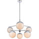 Eclipse 6 Light 36 inch Chrome Pendant Ceiling Light