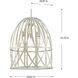 Chastain 3 Light 21 inch Bleached Oak Pendant Ceiling Light