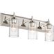 Yep Brilia 3 Light 24 inch Polished Nickel Vanity Light Wall Light