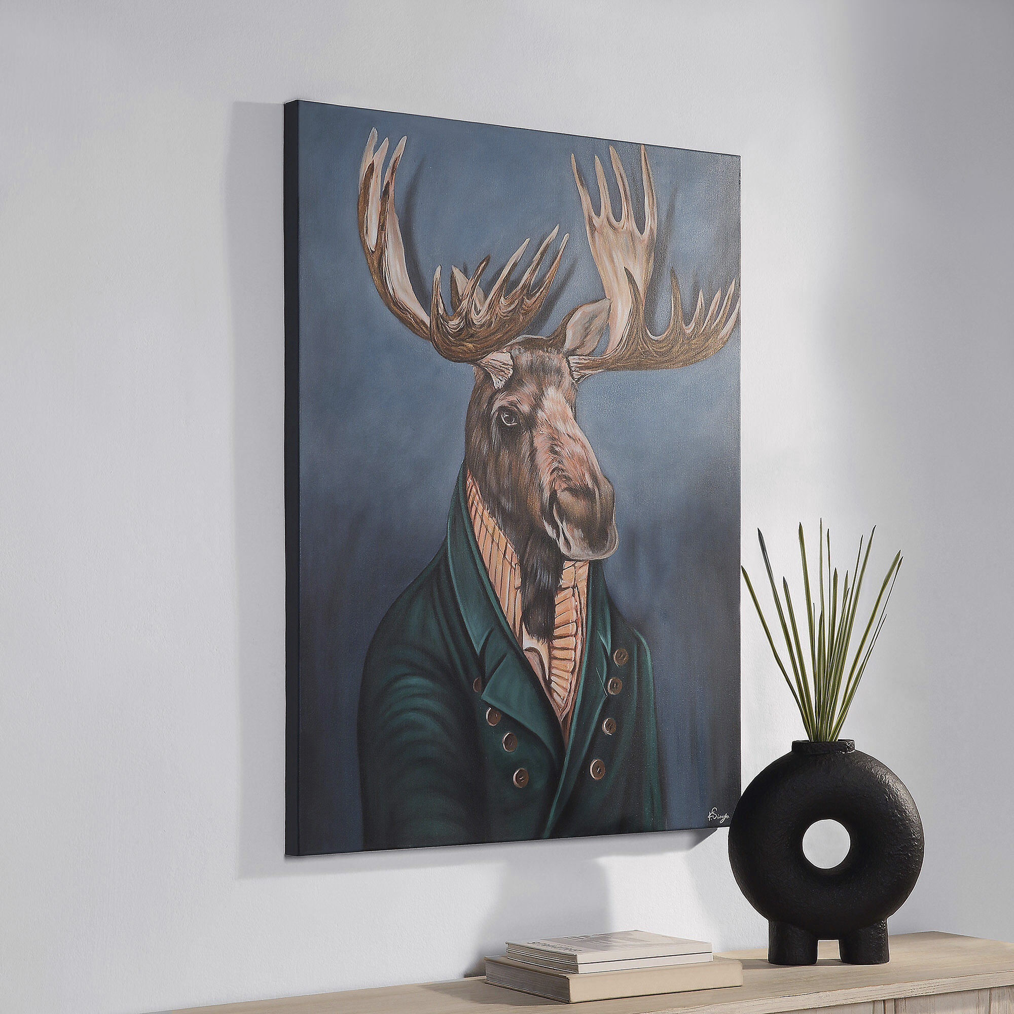 Leandre Blue/Multiple Canvas Art