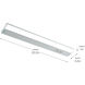 Arza Select LED 22.2 inch White Undercabinet Light