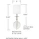 Abbie 1 Light 5 inch Polished Nickel Sconce Wall Light