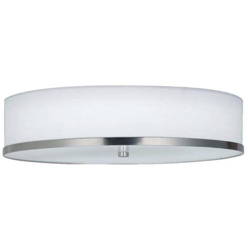 Hyde LED 15 inch Brushed Nickel Flush-Mount Ceiling Light