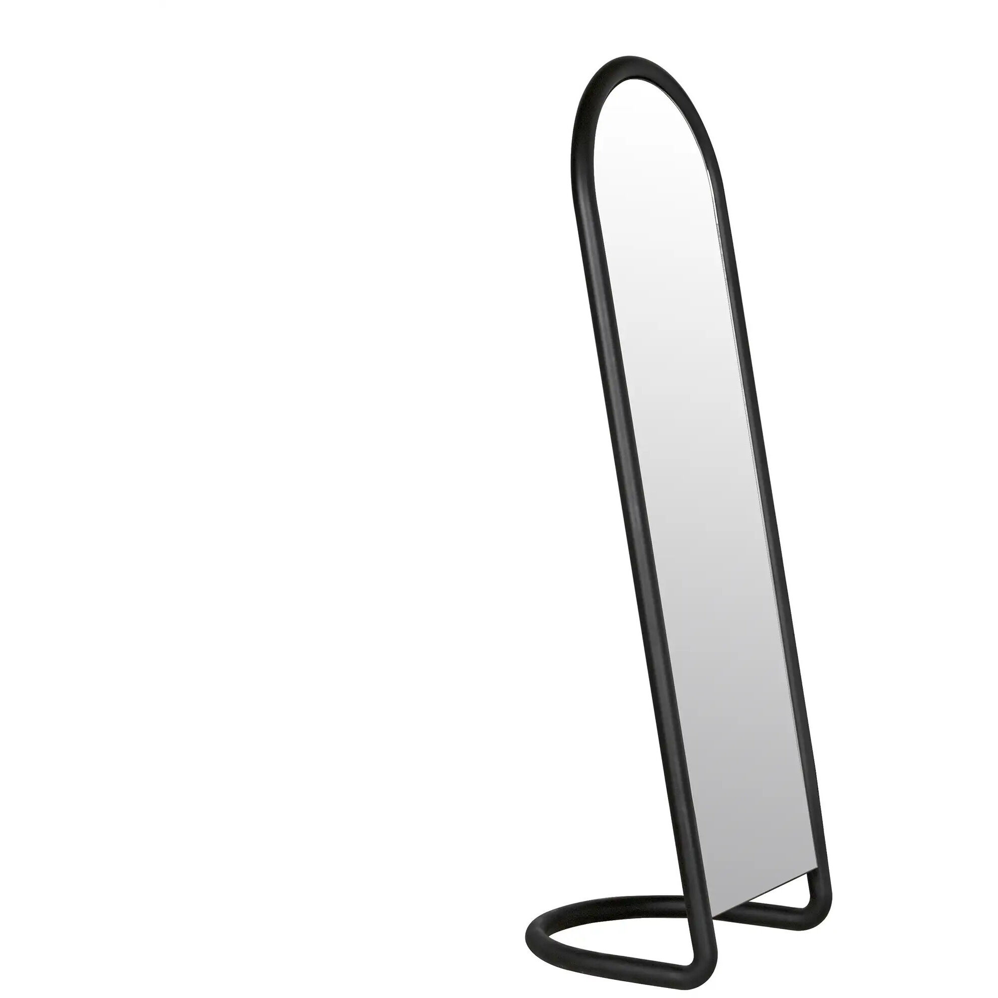 Duke 71 X 23.5 inch Matte Black Mirror