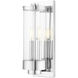 Hillcrest 2 Light 15.75 inch Polished Chrome Medium Outdoor Wall Lantern