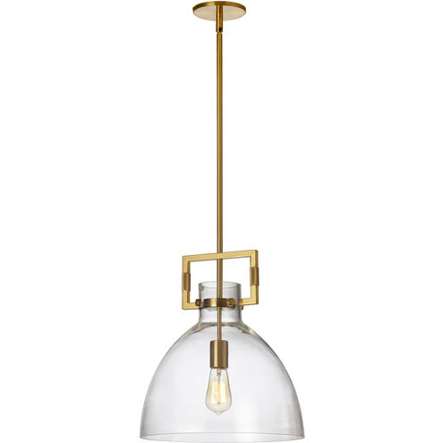 Liberty 1 Light 13.75 inch Aged Brass Pendant Ceiling Light