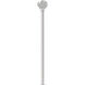 i6 Brushed Silver Fan Downrod