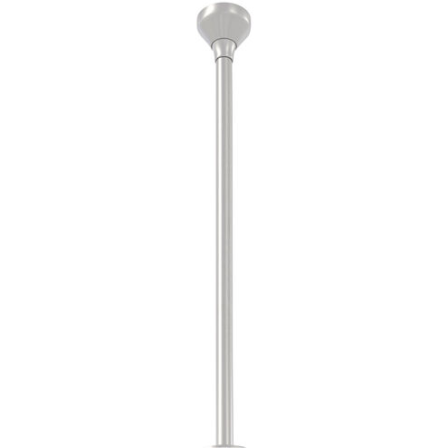 i6 Brushed Silver Fan Downrod