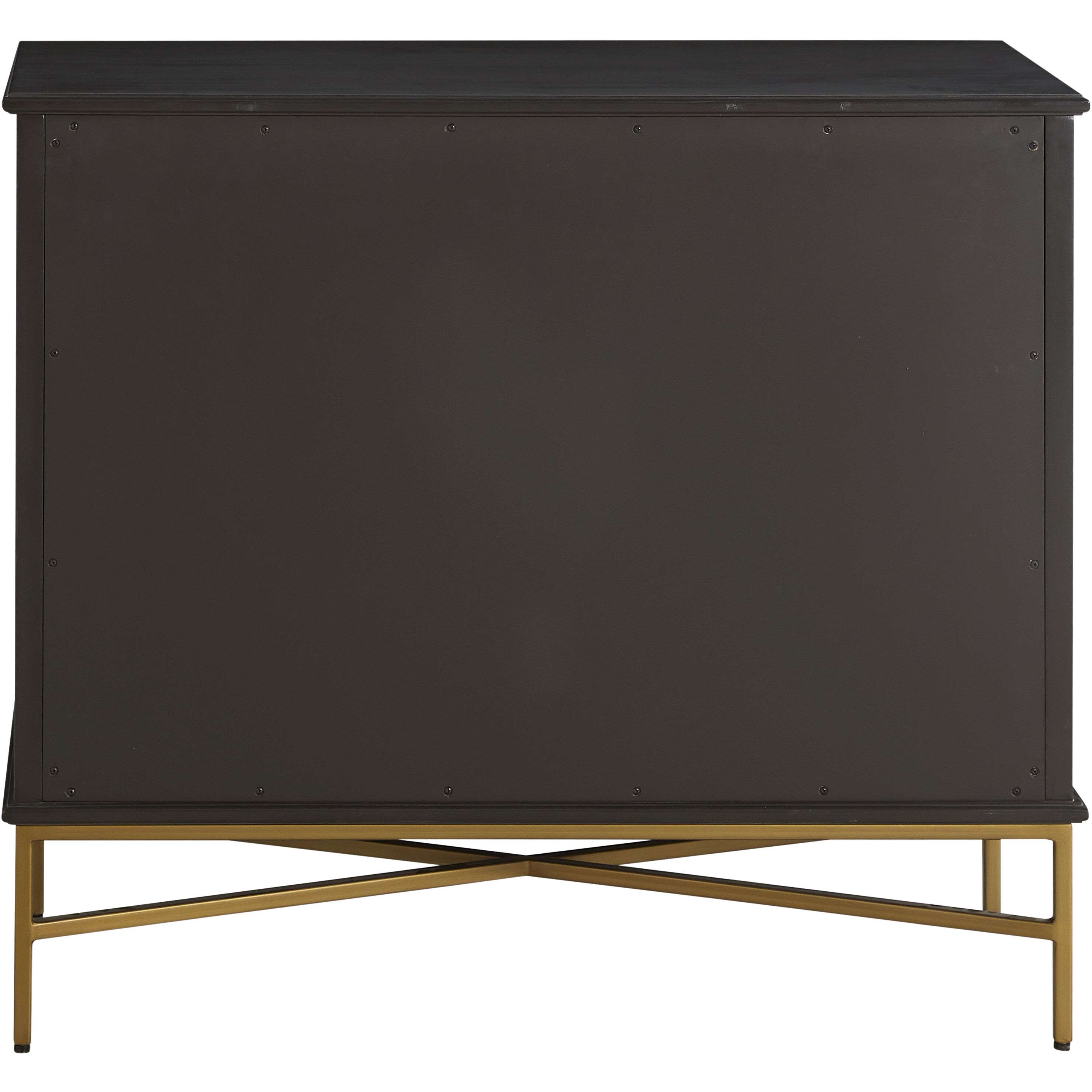 Riggs Sesame Black and Stained Brass Chest