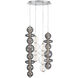Atomo 4 Light 30 inch Chrome Chandelier Ceiling Light
