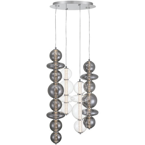 Atomo 4 Light 30 inch Chrome Chandelier Ceiling Light
