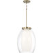 Joss 1 Light 13 inch Aged Brass Pendant Ceiling Light