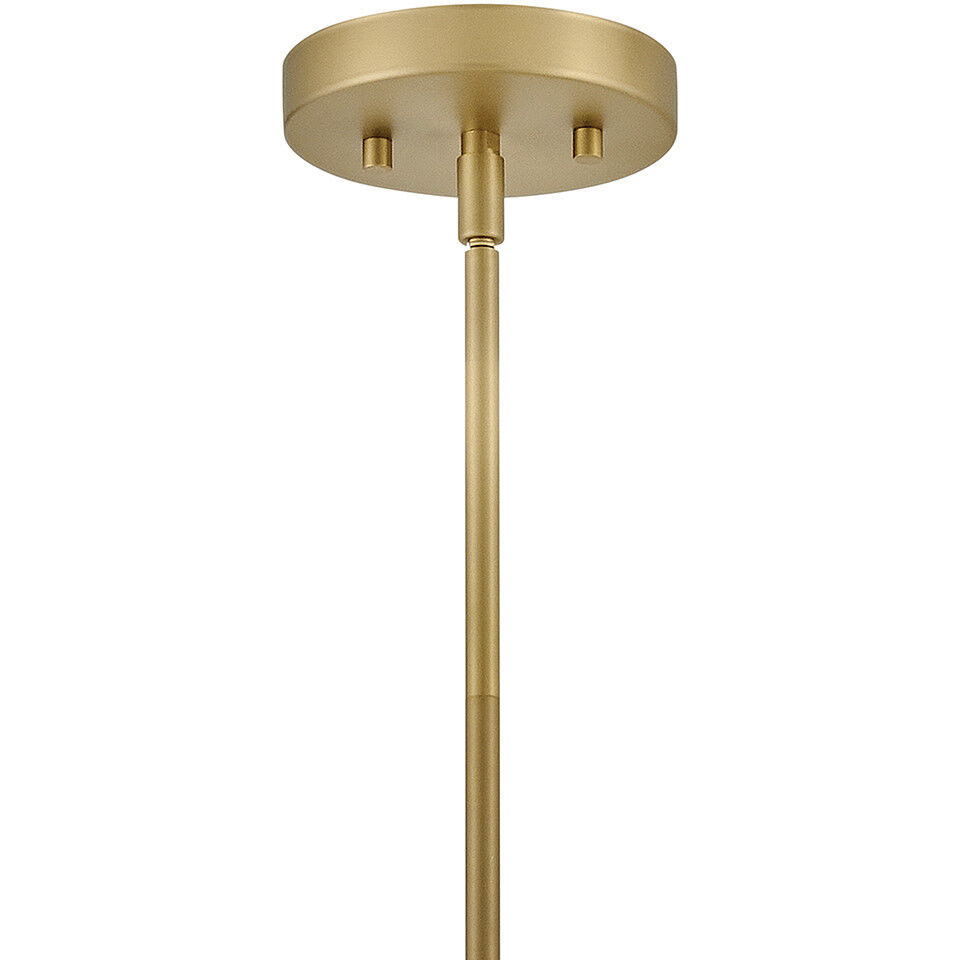 Lucy 1 Light 10 inch Lacquered Brass with Seafoam Pendant Ceiling Light