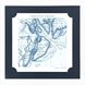 Charleston / Hilton Head / Kiawan Island / Savannah Blue and White Framed Art, Propac