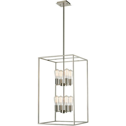 Williamsport 8 Light 17 inch Brushed Nickel Pendant Ceiling Light
